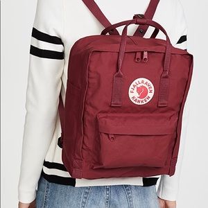 Fjallraven, Kanken Classic Backpack Ox Blood Red Excellent condition
